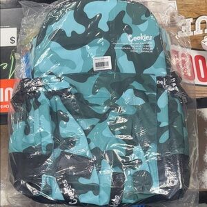 Cookies Camouflage Backpack - Blue and Black